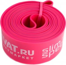 Розовая резиновая петля для фитнеса Slim Special HVAT - фото 1