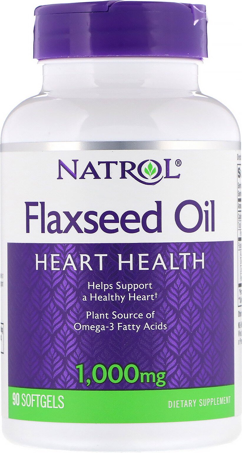 Omega-3 Flaxseed Oil 1000 mg - фото 1