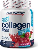 First Collagen +hyaluronic acid+ vitamin C powder (Малина, 200 гр)
