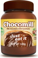 Шоколадная паста с лесными орехами Chocomill (330 гр)