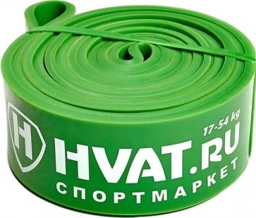 Зеленая резиновая петля HVAT 17-54 кг