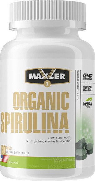 Organic Spirulina 500 мг (180 табл)