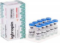 IGTROPIN (IGF1 LR3-инсулиноподобный фактор роста), 0.1 мг/флакон