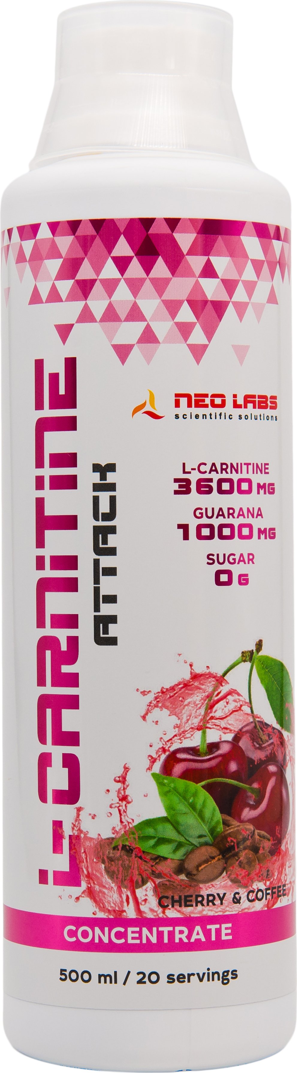 L-Carnitine Attack Concentrate (Вишня-кофе, 500 мл)