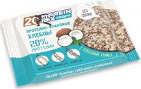 Протеиново-злаковые хлебцы Protein Rex Crispy (Кокосовый крамбл, 55 гр)