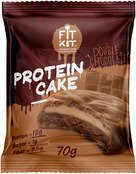 Protein cake FitKit (Двойной шоколад, 70 гр)