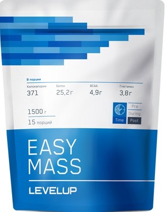 Гейнер Easy Mass (Карамель, 1500 гр)