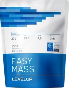 Гейнер Easy Mass (Клубника, 1500 гр)