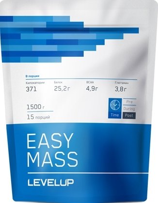 Гейнер Easy Mass (Миндаль, 1500 гр)