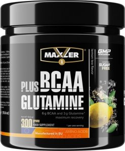 BCAA + Glutamine (Апельсин, 300 гр)