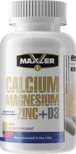 Calcium Zinc Magnesium+ D3 (90 таб)