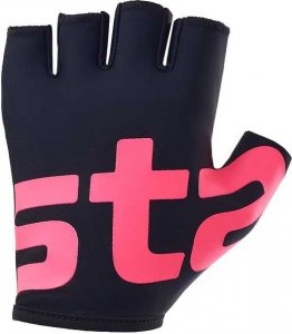 Перчатки для фитнеса WG-102 (Черный-малиновый, М)