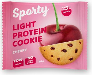 Печенье Sporty Protein Light (Вишня, 40 гр)