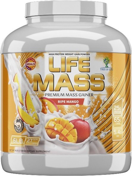 Гейнер Life Mass (Банановый молочный коктейль, 2700 гр)