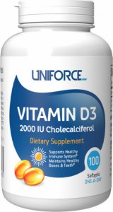 Vitamin D3 2000 ME (100 капс)